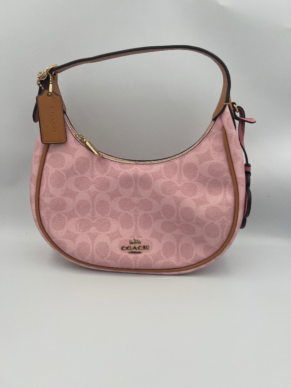 COACH Emily Shoulder Bag In Signature Canvas With Charms
